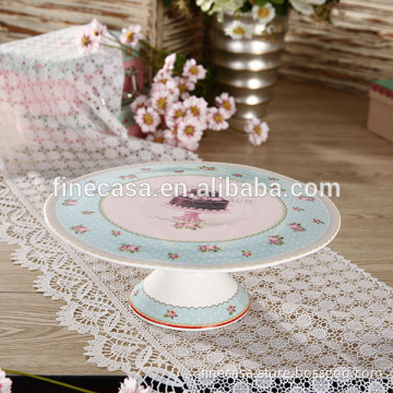 11 Inches Elegant New Bone China Porcelain Cake Stand